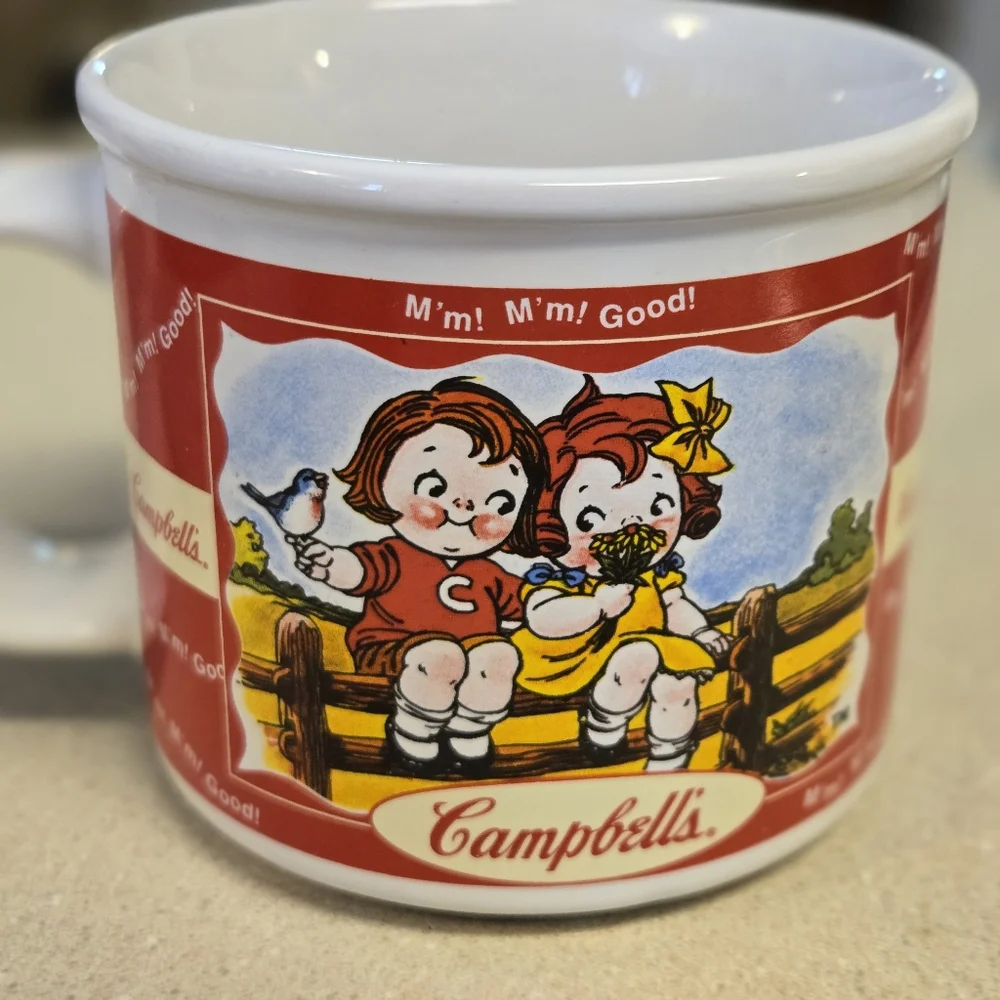 Campbell's kids mugs set of 4 Vintage season scenes